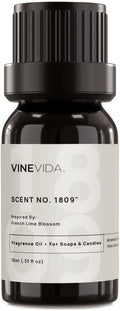 VINEVIDA [10mL] French Lime Blossom Fragrance Oil for Candle Making - Natural Candle Oil Scents - Soap Making Essential Oil - Made in USA