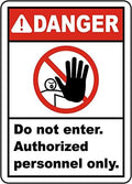 Do Not Enter Authorized Only Sign Metal Sign 8x12 Inch – Safety for Home, Office, or Workplace