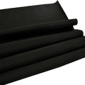 Mybecca Waterproof Canvas Marine Fabric 600 Denier Indoor/Outdoor PU Backing UV Protector Black 1 Yard