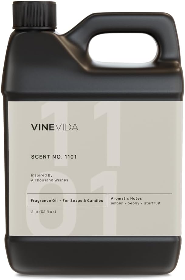 VINEVIDA [32oz] A Thousand Wishes Fragrance Oil for Candle Making and Soap Making - Premium Candle Scents for Soy Candles