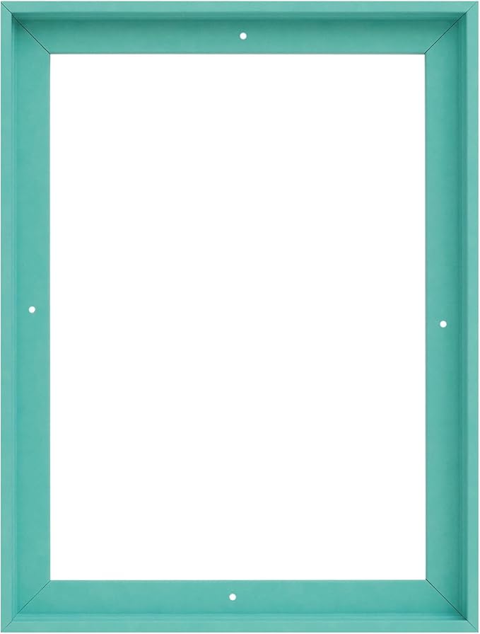 Pixy Canvas Floater Frame 18x48 for 3/4 (0.75) inch Deep Canvas Paintings/Canvas Prints/Wood Canvas Panels/Wall Art/Wall Decor/Home Decor/Artwork (Lucite Green, 18 x 48 inch, Portrait)