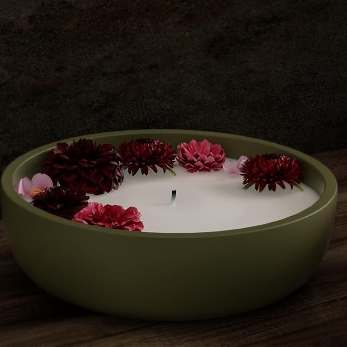 Large Silicone Bowl Mold,Silicone Molds for Resin Concrete Cement, Big Container Storage Mold Jewelry Candle Holder Mold Storage Tray Mold Plant Pot Mold DIY Storage Art Crafts(B), YMR0614