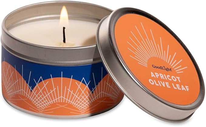 GoodLight Premium Paraffin-Free Scented Candle Collection, Set of 6 Natural Fragrances with Pure Essential Oils for a Clean-Burning, Relaxing Experience