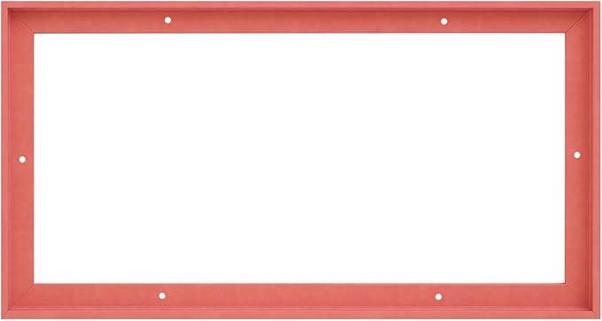 Pixy Canvas Floater Frame 26x40 for 3/4 (0.75) inch Deep Canvas Paintings/Canvas Prints/Wood Canvas Panels/Wall Art/Wall Decor/Home Decor/Artwork (Pastel Red/Pink, 26 x 40 inch, Landscape)