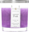 Colonial Candle Lavender Fields Scented Candle Jar, Highly Fragranced Candles for Home Scented, Mottled Wax Candle, 2 Wick, 8 oz - Made in the USA