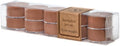 ECO CANDLE CO. Tea Light Candles, Pumpkin Pecan, 10-Pack - Scents of Pumpkin, Pecans, & Maple Syrup - Recyclable, 100% Soy Wax, No Lead, Hand Poured, Phthalate Free, Made from Midwest Grown Soybeans