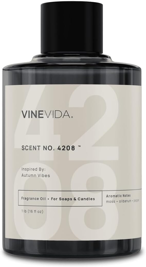 VINEVIDA [16 Oz] Scent NO. 4208 Inspired by Autumn Vibes | Premium Fragrance Oil for Candle Making & Soap Making | Candle Scents for Soy Wax | Scented Oils for Car Freshies & Bath Products