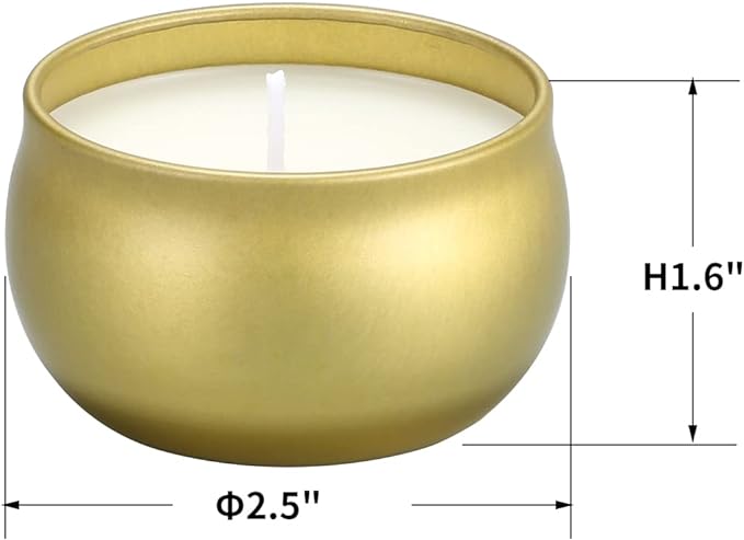 qinxiang Scented Candles Gifts Set,16 Pack Natural Soy Wax Travel Tin Jar Candles for 2.5 OZ Aromatherapy Candles for Family Gatherings, Festive Candles