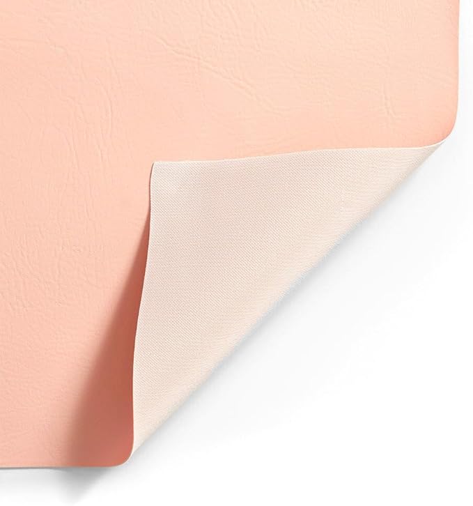 Ottertex Marine Vinyl Fabric Polyester Backing Waterproof Abrasion UV Resistant Heavy Duty Outdoor Marine PVC for Sewing & Upholstery - Rose Gold (5 Yards)