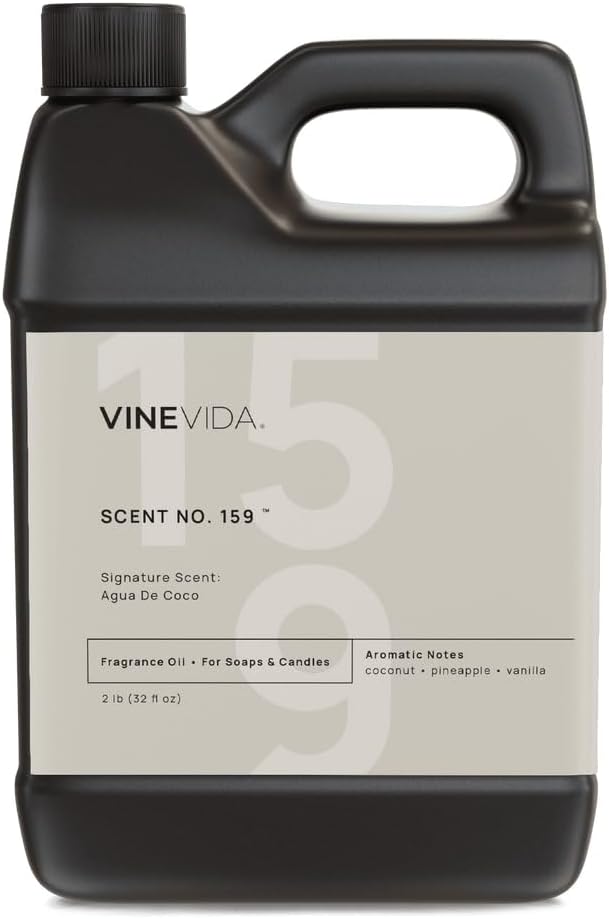 VINEVIDA [32 oz] Agua De Coco; Fragrance Oil for Candle Making and Soap Making - Premium Candle Scents for Soy Candles