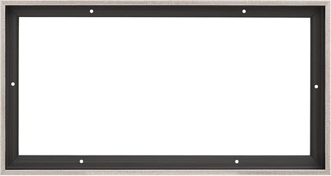 Pixy Canvas Floater Frame 14x16 for 1-1/2 (1.5) inch Deep Canvas Paintings/Canvas Prints/Wood Canvas Panels/Wall Art/Wall Decor/Home Decor/Artwork (Antique Silver, 14 x 16 inch, Landscape)