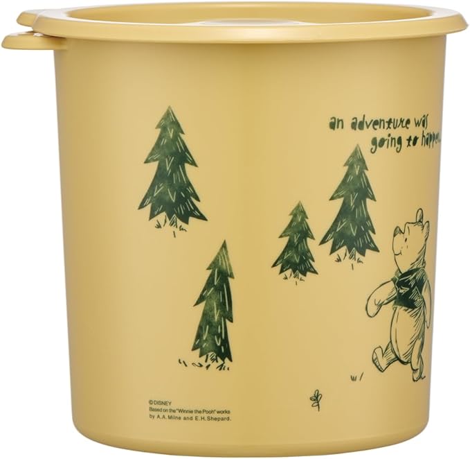Skater SOT10-A One-Touch Seal Container, Large, 33.8 fl oz (1,000 ml), Airtight Container, Storage Container, Disney Winnie the Pooh