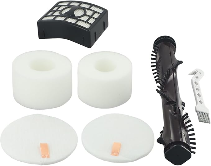 Vacuum Roller Brush Filter Replacement Kit for NV680 NV681 NV682 NV683 - Includes Roller Brush, Filter, 2 Sponges & Cleaning Tool