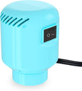 kissleaf Electric Pump for Vacuum Storage Bags, Air Pump for Compression Bags,Portable Vacuum Pump for Various Sealer Bags, Suitable for Common Vacuum Bags-Blue (No Storage Bags)