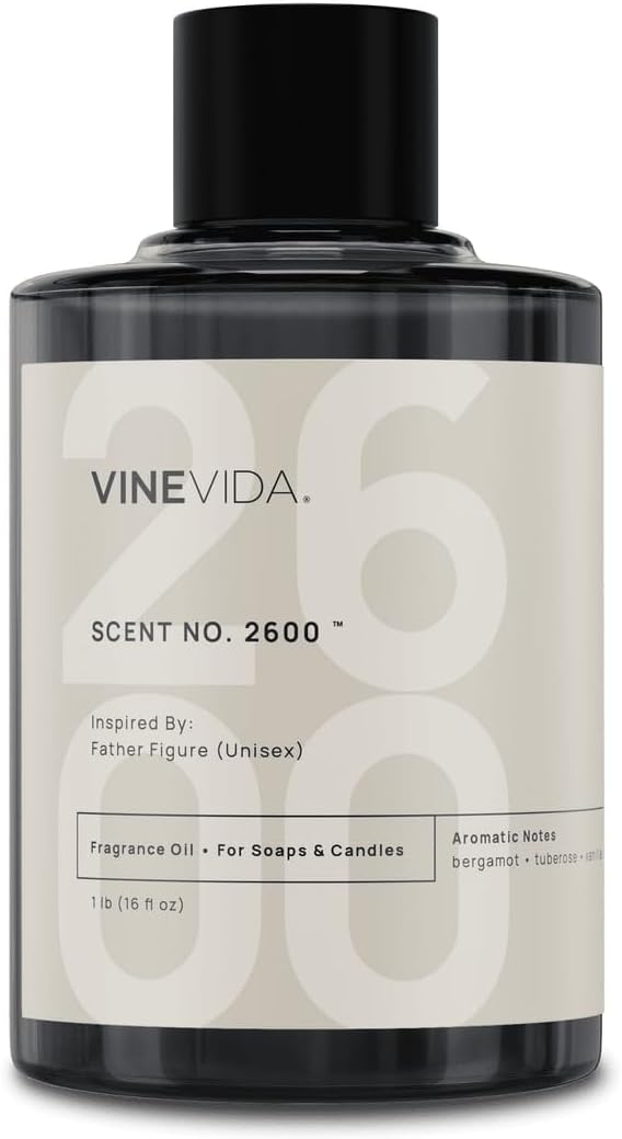 VINEVIDA [16oz] Father Figure (Unisex) Fragrance Oil for Candle Making - Natural Candle Oil Scents - Soap Making Essential Oil - Made in USA
