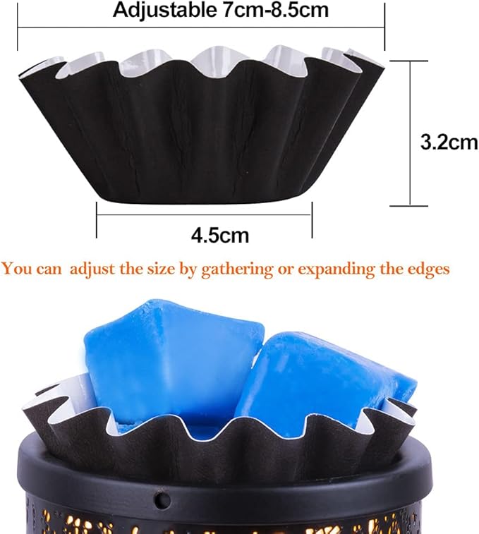 FANDOL Wax Melt Reusable & Leakproof Liners Wax Tray for Scented Wax,Electric Wax Warmers, Plug in Warmers, Candle Warmer,Wax Melter and Wax Burner