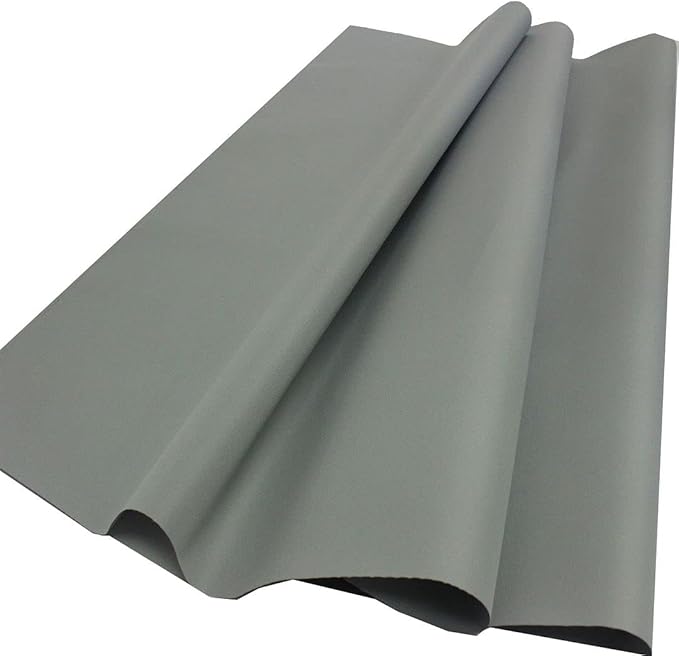 Mybecca Canvas Oxford Fabric Marine Waterproof Outdoor Awning 600 Denier by The Yard (Cut Separate by Yard for Prime Orders-1 Yard) (60"x36") Silver
