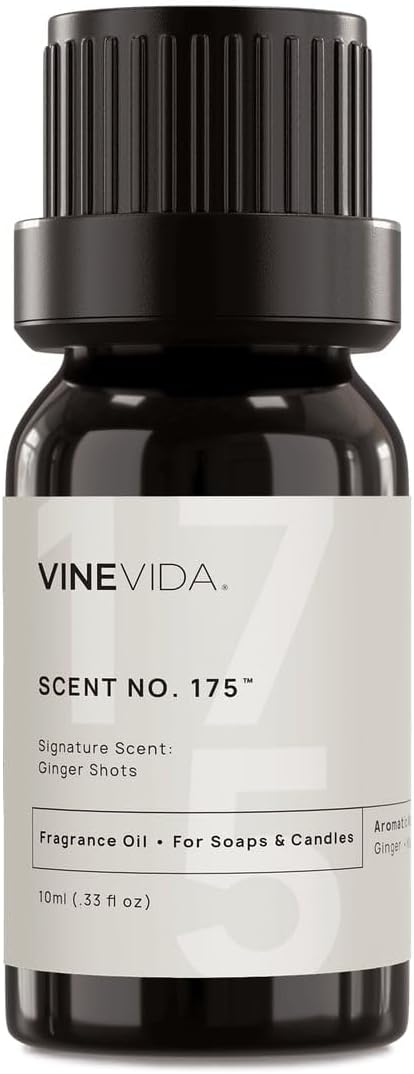 VINEVIDA [10 ml] Ginger Shots; Fragrance Oil for Candle Making and Soap Making - Premium Candle Scents for Soy Candles