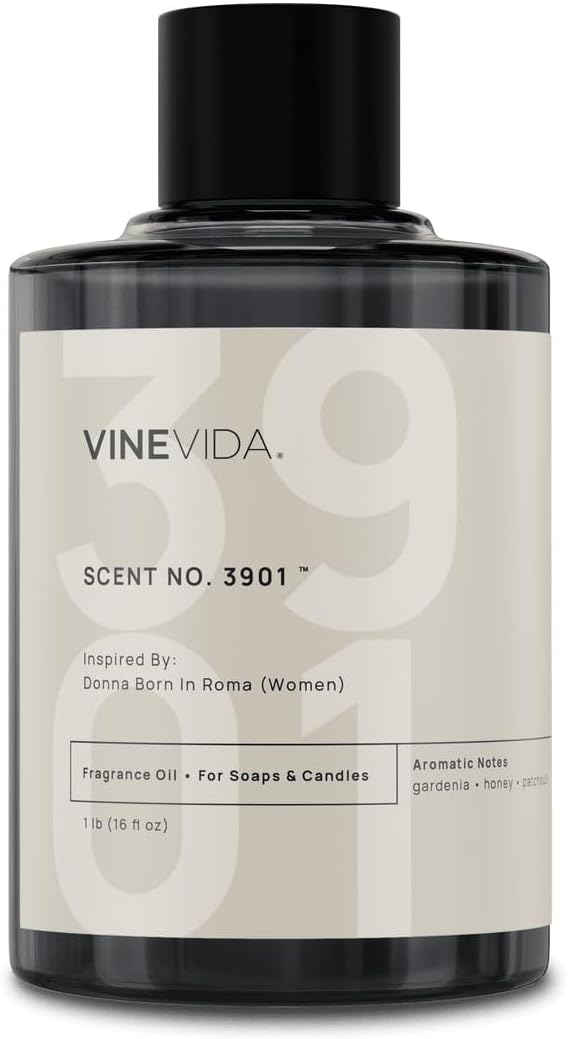 VINEVIDA [16oz] Donna Born in Roma (Women) Fragrance Oil for Candle Making - Natural Candle Oil Scents - Soap Making Essential Oil - Made in USA