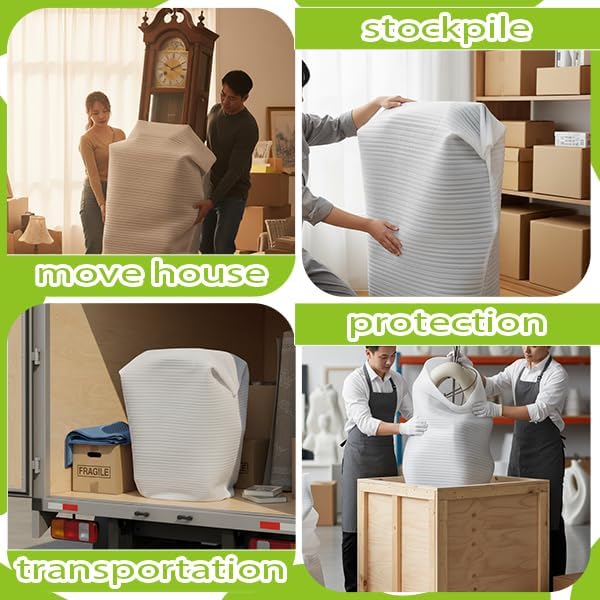 10 Pack 24x28in Cushion Foam Pouches Moving Packaging Supplies Shockproof