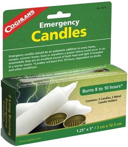 Coghlans 8674 Long Burning Emergency Candles