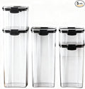 Kitchen Storage Containers Set With Lids - Pantry Organizers For Home And Kitchen - Airtight Plastic Containers For Daily Food Organization (5)