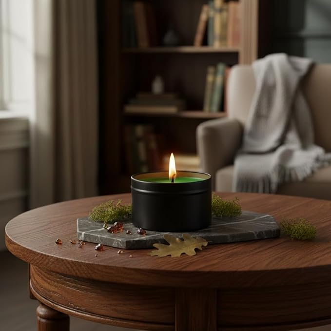 RUTH & ROSE | Rose Garden | 100% Beeswax Scented Candles for Home, 8oz, +65 Hours Burn Time, Aromatherapy Non Toxic Candles, Gift for Women & Men, Made in USA, Perfect for Travel or Gifting
