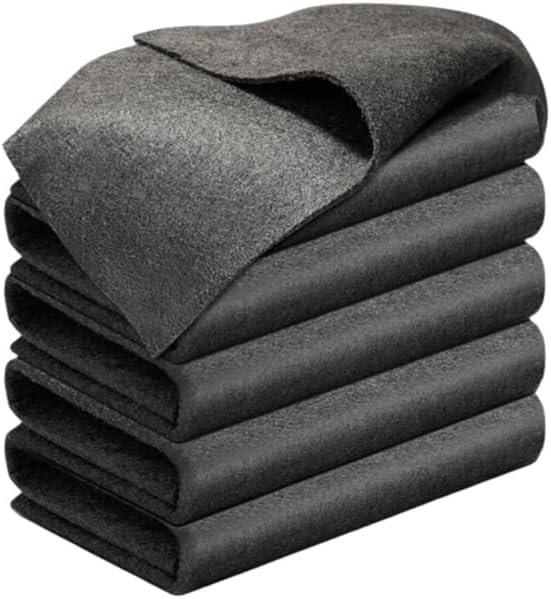2026 New Thickened Magic Cleaning Cloth,Upgrade Reuseable Streak Free Microfiber Cloth Magic Fiber Microfiber Cleaning Cloth,Multipurpose Miracle Rags for Kitchen,Window,Glass, Cars (5Pcs, 8x12 in)