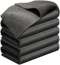2026 New Thickened Magic Cleaning Cloth,Upgrade Reuseable Streak Free Microfiber Cloth Magic Fiber Microfiber Cleaning Cloth,Multipurpose Miracle Rags for Kitchen,Window,Glass, Cars (5Pcs, 16x12 in)