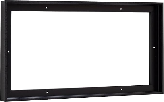 Pixy Canvas Floater Frame 27x40 for 3/4 (0.75) inch Deep Canvas Paintings/Canvas Prints/Wood Canvas Panels/Wall Art/Wall Decor/Home Decor/Artwork (Black Stripe, 27 x 40 inch, Landscape)