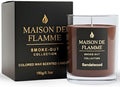 Smoke Odor Eliminating Candle – Sandalwood Soy Wax Candle for Kitchen, Apartment & Home Smells, Long Lasting Odor Neutralizing Scented Candle, 150g / 5.3 oz – Maison De Flamme