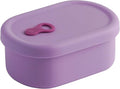 Premium Korean-Made Silicone Airtight Food Container with Steam Vent – BPA Free, Leakproof, Microwave & Freezer Safe Meal Prep. & Leftovers Storage (Violet, 12 floz)