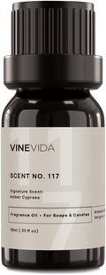 VINEVIDA [10 ml] Amber Cypress; Fragrance Oil for Candle Making and Soap Making - Premium Candle Scents for Soy Candles