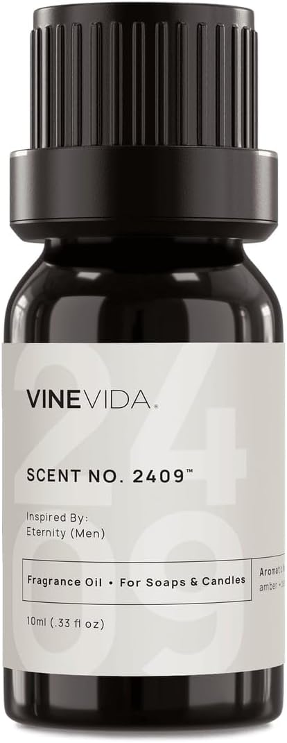 VINEVIDA [10mL] Eternity (Men) Fragrance Oil for Candle Making - Natural Candle Oil Scents - Soap Making Essential Oil - Made in USA