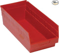 QUANTUM STORAGE SYSTEMS QSB208RD STORE-MORE Part Organizer Red Bins 18" L x 9" W x 6" H 10 Pack
