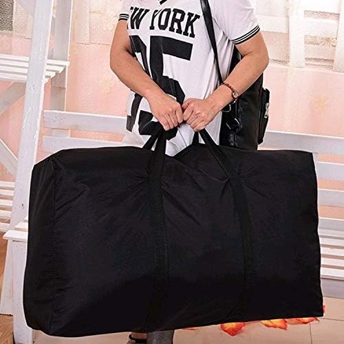 Extra Large Storage Bag for Moving Travel Bag Waterproof Large Moving Bag with Double Zippers and Reinforced Handles Large Capacity Duffle Bag for Moving Traveling Home Storage Packing, 2X160L, 39.37
