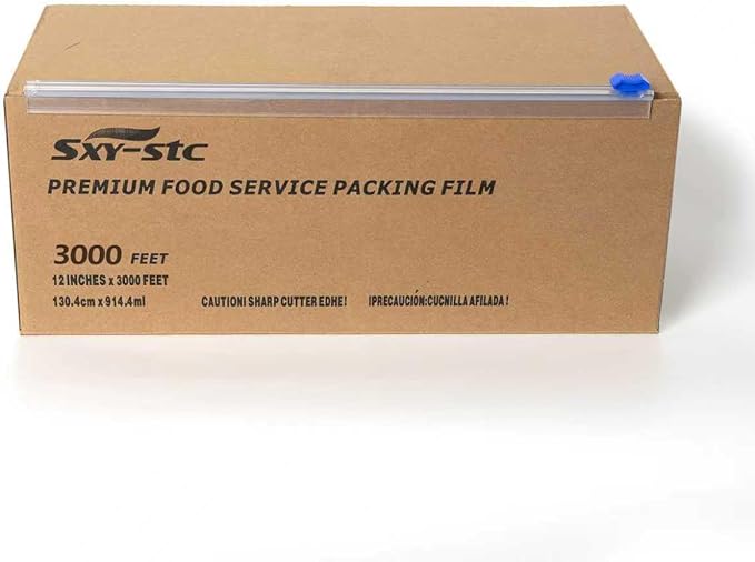 Food Serivce Cling Film Plastic Food Wrap Cling Wrap12 Inch x 3000 Feet For Restaurant or Big Home Use