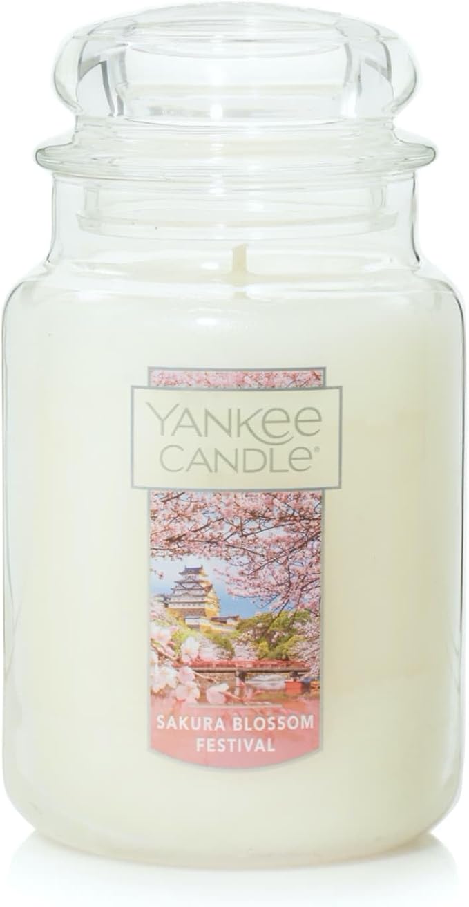 Yankee Candle Sakura Blossom Festival Large Jar Candle White Rose