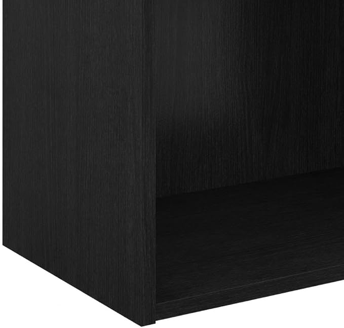 Furnifact Blackwood Bookcase with Durable Wooden Shelves, Modern Design, Sturdy Wood Construction for Home Office, Living Room, Stylish Storage