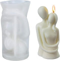 Silicone Couples Candle Mold 3D Hugging Couple Mould Art Body Resin Casting Mold for DIY Candle Making Homemade Soap Polymer Clay Craft Plaster
