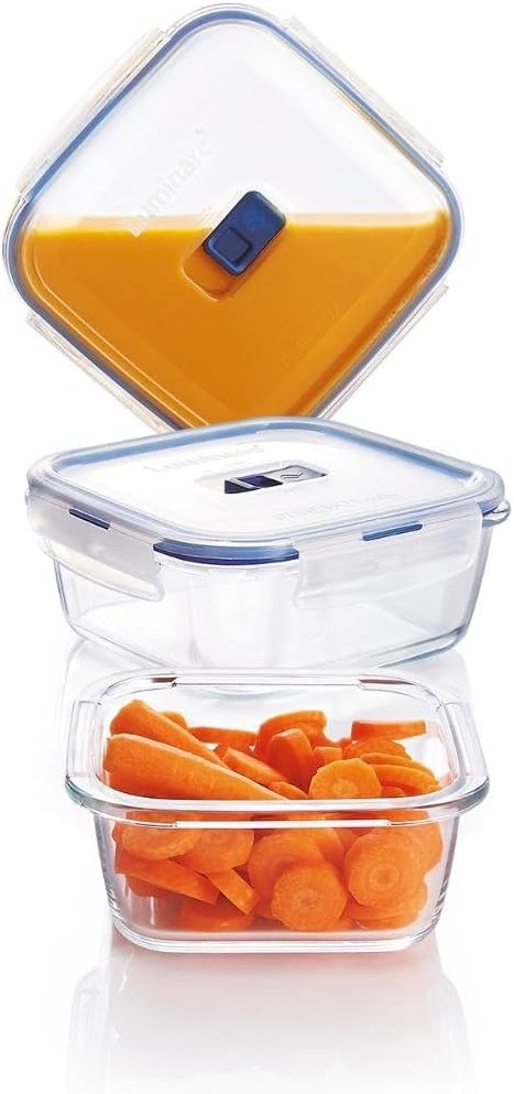 Luminarc, Pure Box Active square shape 1,22l, 1 Piece