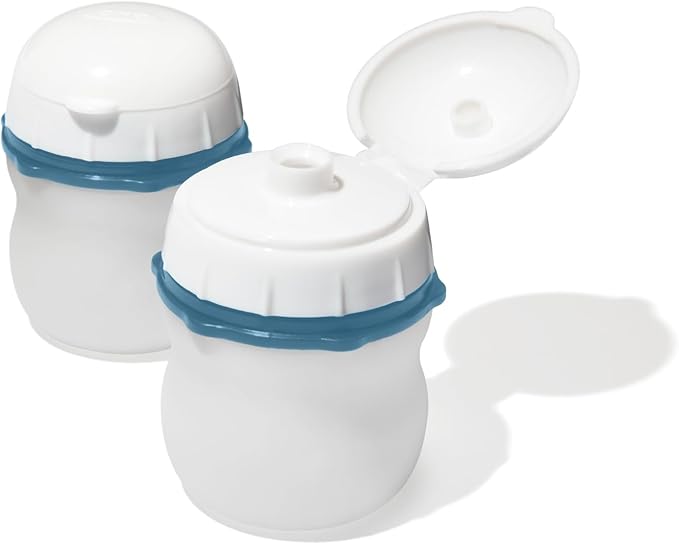 OXO Good Grips Prep and Go Silicone Squeeze Bottle 2 Pack - Ocean Blue