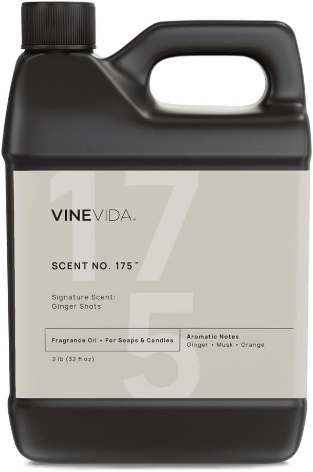 VINEVIDA [32 oz] Ginger Shots; Fragrance Oil for Candle Making and Soap Making - Premium Candle Scents for Soy Candles