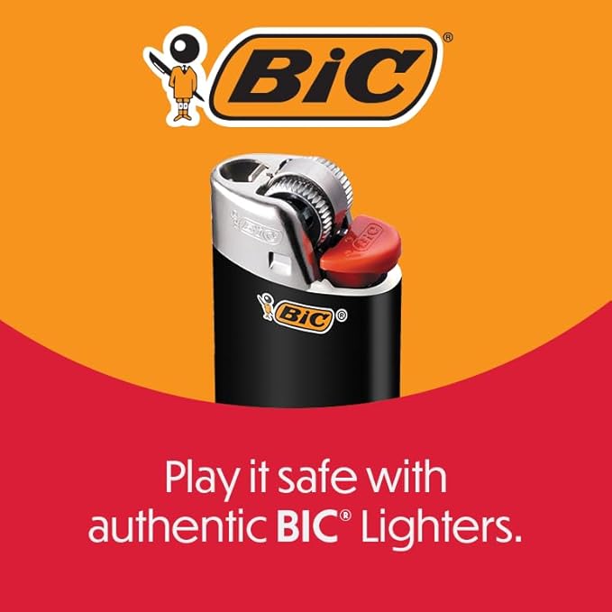 BIC Maxi Special Edition Pocket Lighters, Long-Lasting Flame for Home, Fashion Designs, 12-Pack (Designs May Vary)