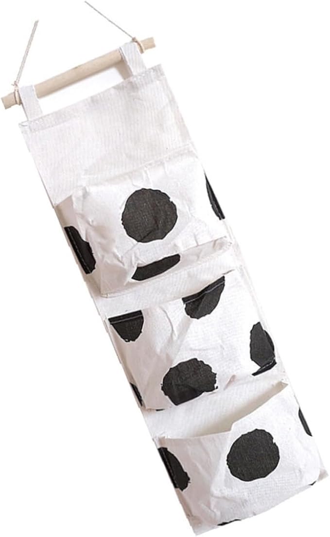 GLEAVI Fabric Storage Bag Bags Storage Waist Hanging for Comforter Bedding Wall-Side Hanging Multipurpose Pouch