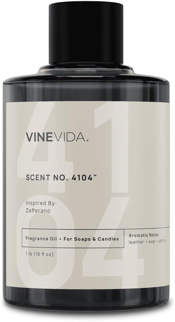 VINEVIDA [16oz] Zafferano Fragrance Oil for Candle Making - Natural Candle Oil Scents - Soap Making Essential Oil - Made in USA