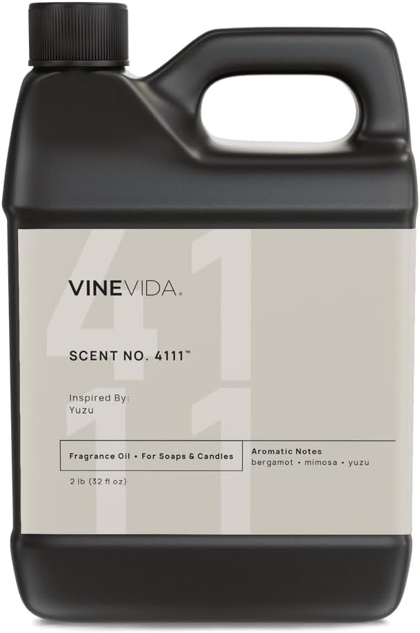 VINEVIDA [32oz] Yuzu Fragrance Oil for Candle Making - Natural Candle Oil Scents - Soap Making Essential Oil - Made in USA