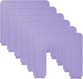6 Pieces Upright Plates, Accessory Parts of Expandable File Folder Holder, Purple