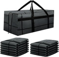 12Pack Extra Large Heavy Duty Moving Bags with Zippers & Reinforced Handles Heavy-Duty Storage Totes – Moving Boxes for Clothes, College Supplies, and Moving – Waterproof & Foldable (Extra Large)