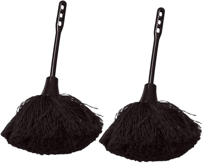 2pcs Household Handheld Duster Reusable Cleaning Tools with Non-Slip Ergonomic Handle for Home Car Office and Kitchen